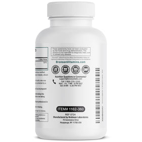 Bronson Fer Bisglycinate 25 mg sur une table en bois