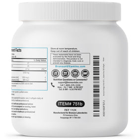 Bronson Huile de Poisson Omega-3 gélules sur fond blanc