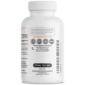 Bronson K2 D3 360 Capsules avec une vue de près des capsules