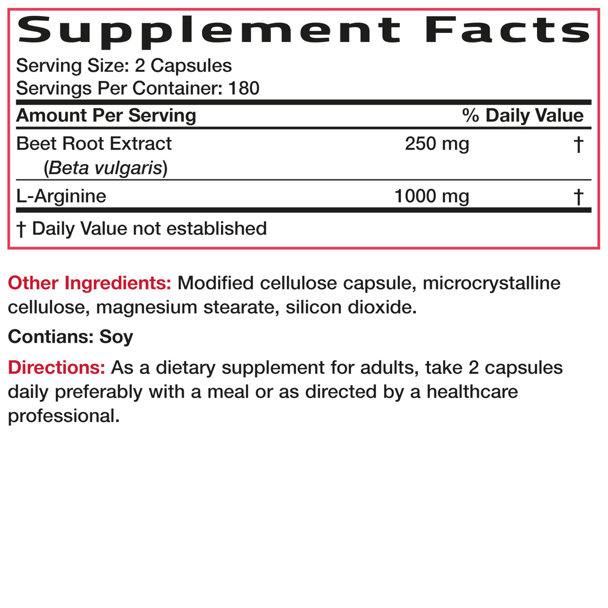 Bronson L-Arginine capsules ouvertes