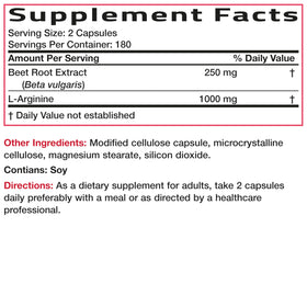 Bronson L-Arginine capsules ouvertes