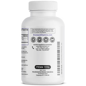 Bronson L-Théanine 200 mg 360 capsules avec étiquette détaillée