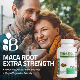 Bronson Maca Root 90 capsules avec étiquette et dosage