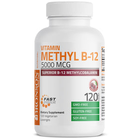 Bronson Methyl B12 5000 mcg comprimés, dosage de 120 unités