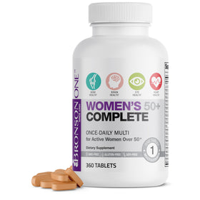 Bronson Multivitamine Complète Femme 50+ 360 comprimés vue de face