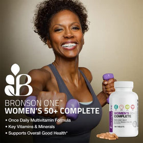 Bronson Multivitamine Complète Femme 50+ tableau nutritionnel