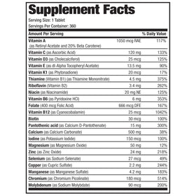Bronson Multivitamine Femme 50+ à côté d'autres compléments alimentaires