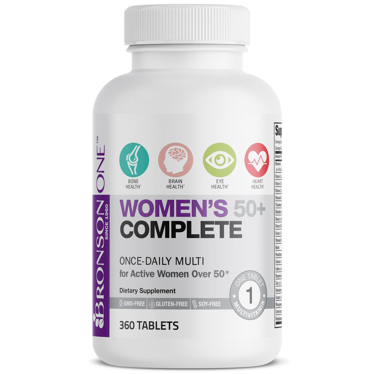 Bronson Multivitamine pour femmes 50+ dans un environnement de vie saine
