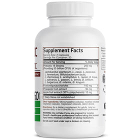 Bronson Probiotique 50 Milliards CFU 60 Capsules - Détails de l'emballage