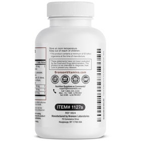 Bronson Probiotique 50 Milliards CFU - Capsules sur un fond en bois