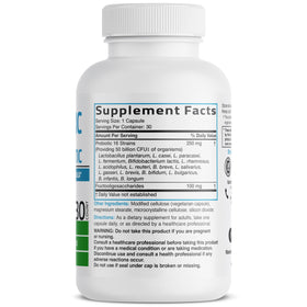 Bronson Probiotique Quotidien 50 Milliards CFU 30 Capsules arrière
