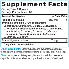 Bronson Probiotique Quotidien 50 Milliards CFU 30 Capsules avec d'autres compléments
