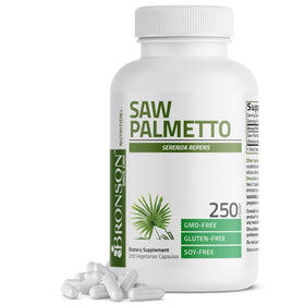 Bronson Saw Palmetto 250 capsules vue avant