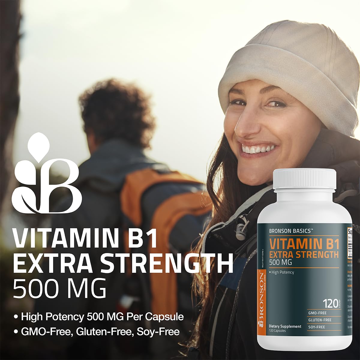 Bronson Vitamine B1 500 MG, étiquette détaillée