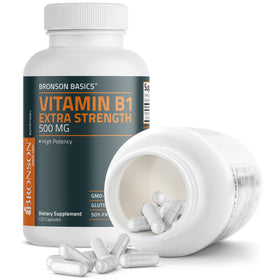 Bronson Vitamine B1 500 MG, présentation des capsules