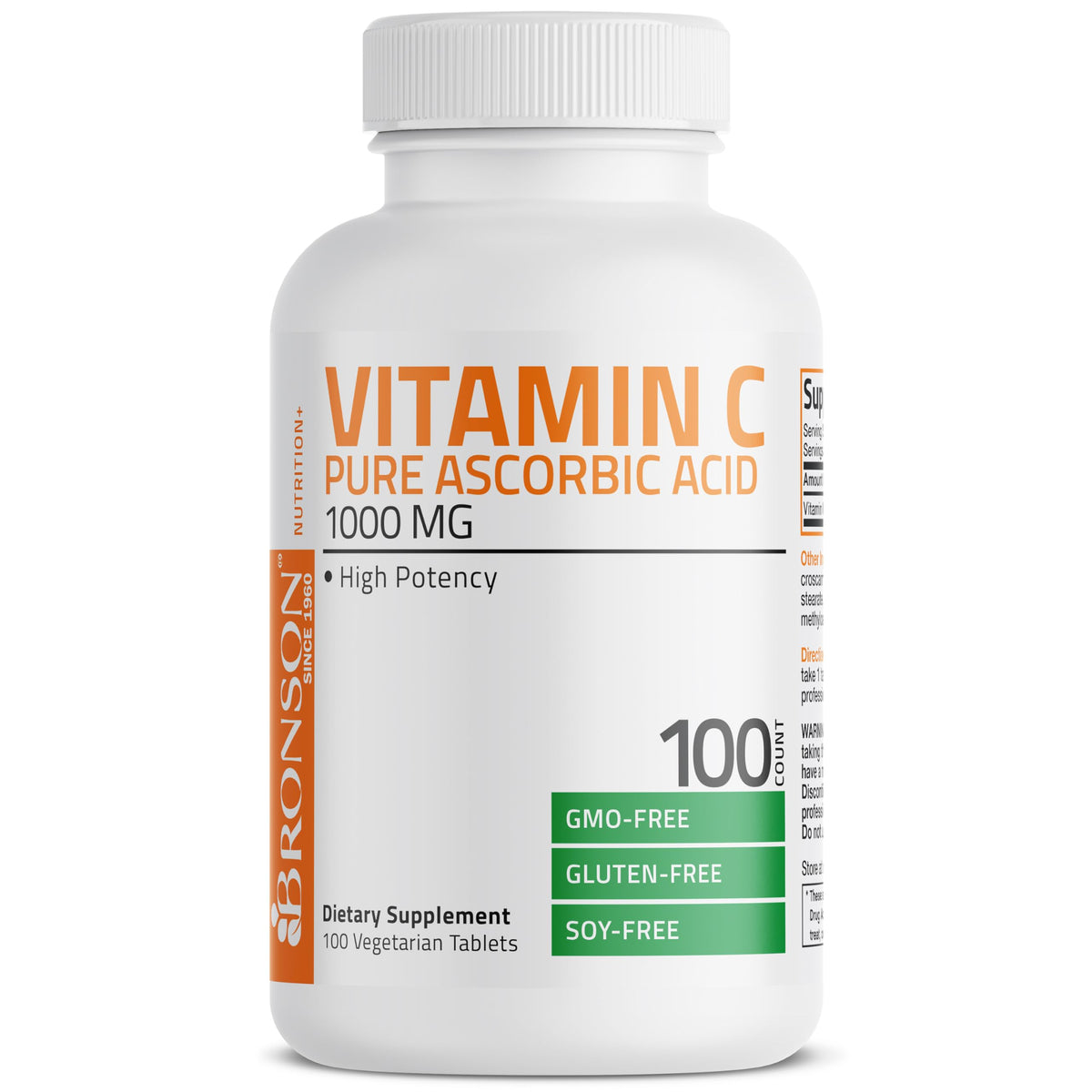Bronson Vitamine C 1000mg 100 comprimés avec dosette