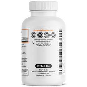 Bronson Vitamine C 1000mg 100 comprimés sur fond blanc