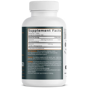 Bronson Vitamine K2 MK-7 + D3 détails de l'emballage