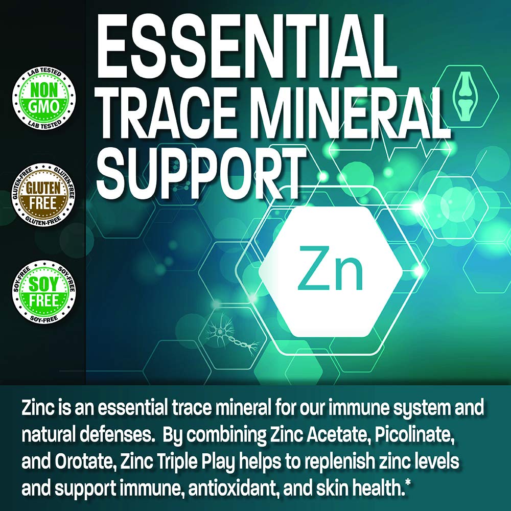 Bronson Zinc Triple Play packaging