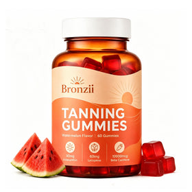 Bronzii Tanning Gummies pot de 60 gommes à la pastèque