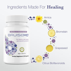 BruiseMD Complément Alimentaire Bromélaïne 500 mg - étiquette