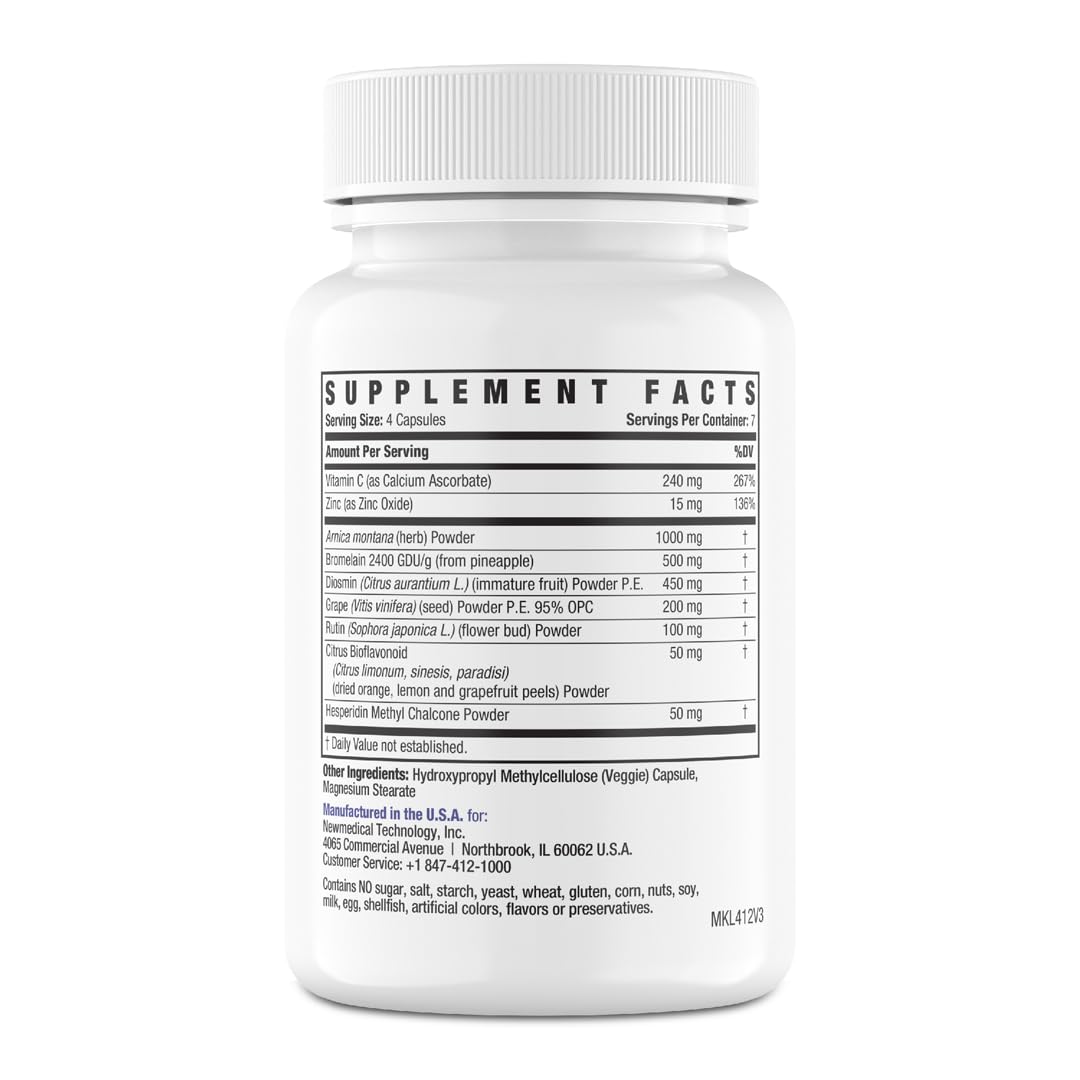 BruiseMD Complément Alimentaire Bromélaïne 500 mg - packaging