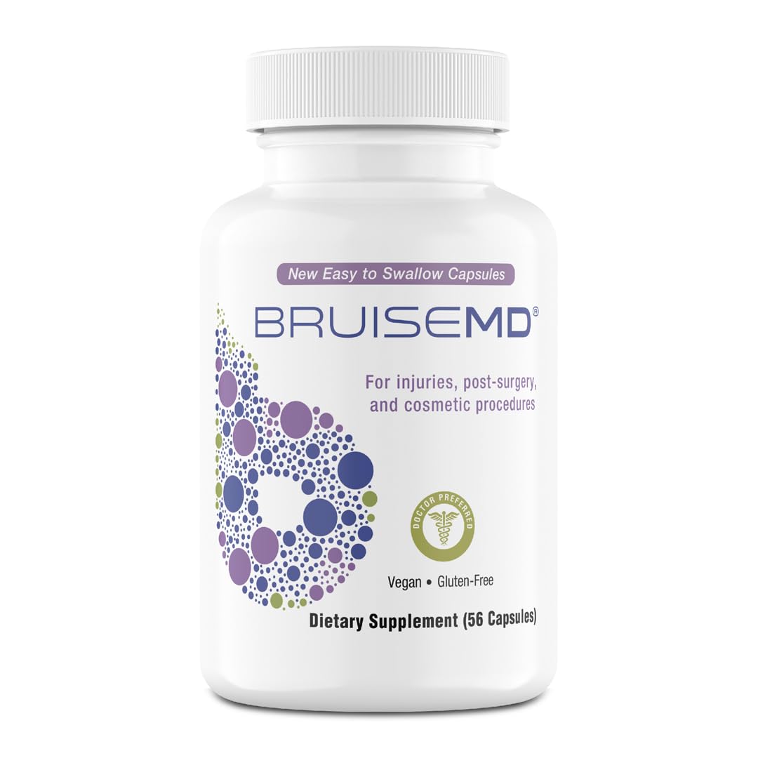 BruiseMD complément alimentaire Bromélaïne 500 mg, vue avant