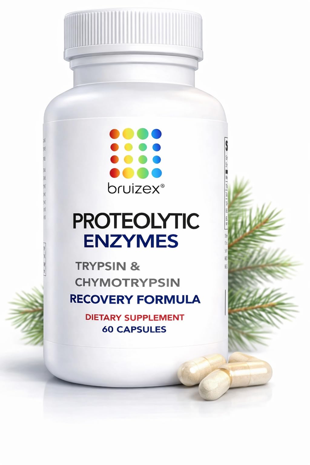 Bruizex Complément Alimentaire Multi-Enzymes 60 Capsules vue avant