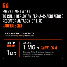 Brûleur de graisse Sheer Strength Labs 118g sur une table