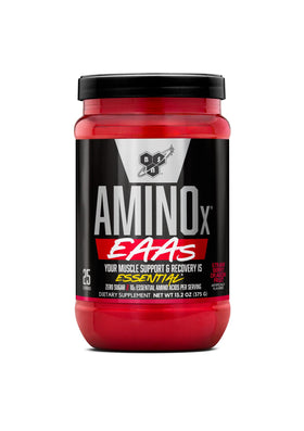 BSN Amino X EAAs 499g saveur fraise-fruit du dragon vue de face