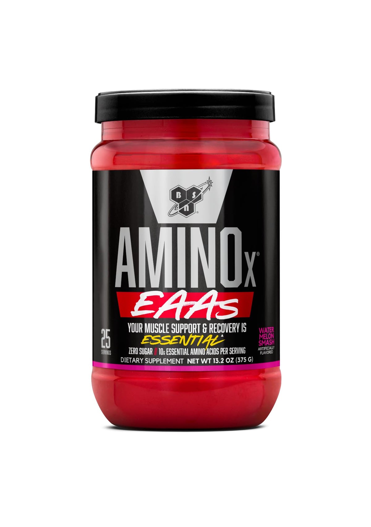 BSN Amino X EAAs packaging avant avec saveur pastèque