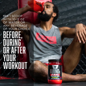 BSN Amino X EAAs saveurs variées sur une table