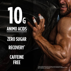 BSN Amino X Poudre de Récupération BCAA 70 Portions - Fruit Punch dans un verre