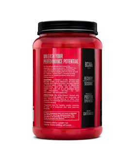 BSN Amino X Poudre de Récupération BCAA 70 Portions - Fruit Punch en action