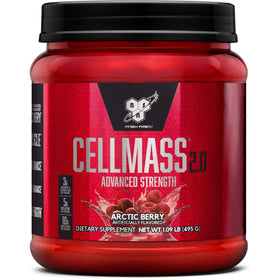 BSN Cellmass 2.0 poudre de récupération post-entraînement 640g vue de face