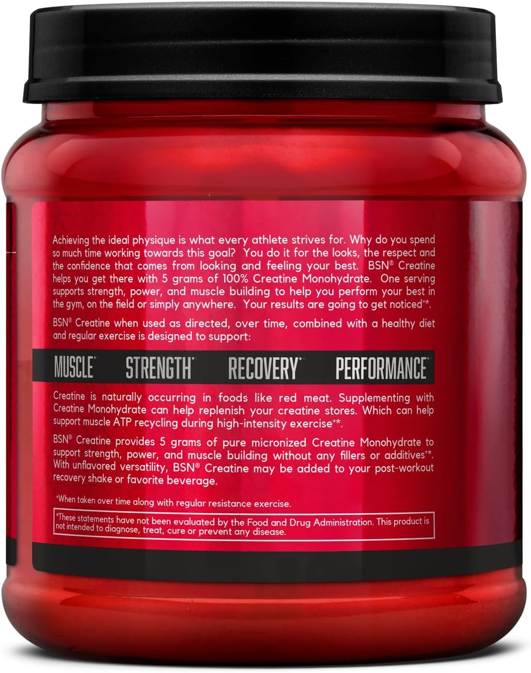 BSN créatine monohydrate, utilisation pendant l'entraînement