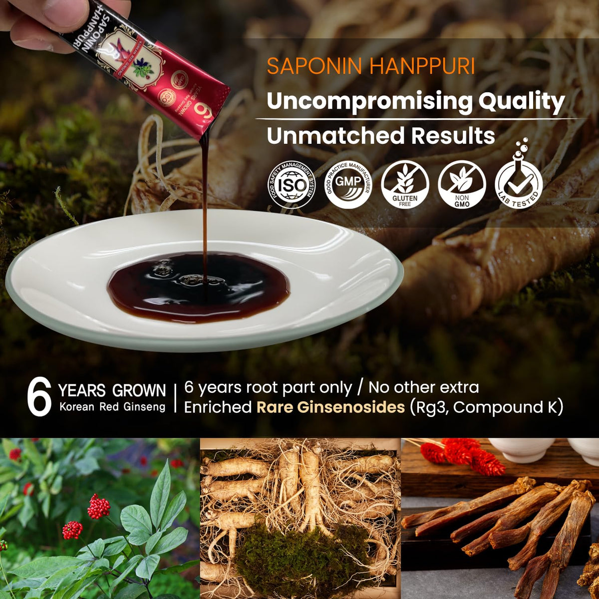 BTGIN Extrait de Ginseng Rouge Coréen stick ouvert