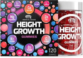 BTQ BIOTEQUE LAB Gummies de Croissance 120 unités en pot