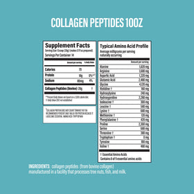 BUBS Naturals Poudre de Collagène Non Aromatisée à côté de boissons