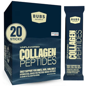 BUBS Naturals Poudre de Collagène Non Aromatisée, paquet avant