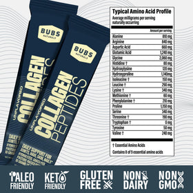 BUBS Naturals Poudre de Collagène Non Aromatisée, utilisation dans un smoothie