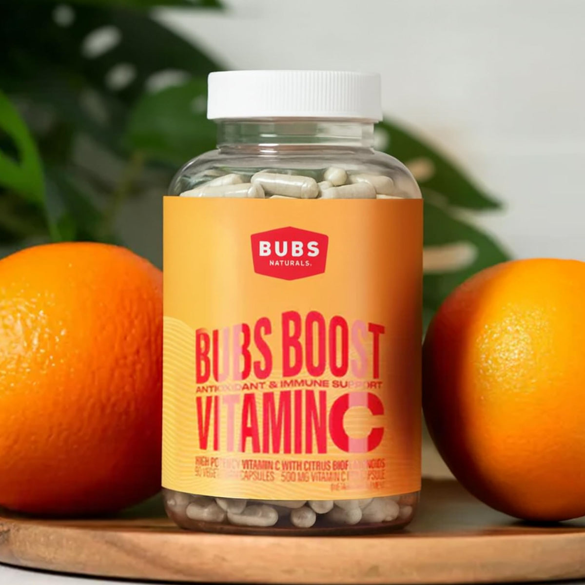 BUBS Naturals Vitamine C 500mg avec bioflavonoïdes