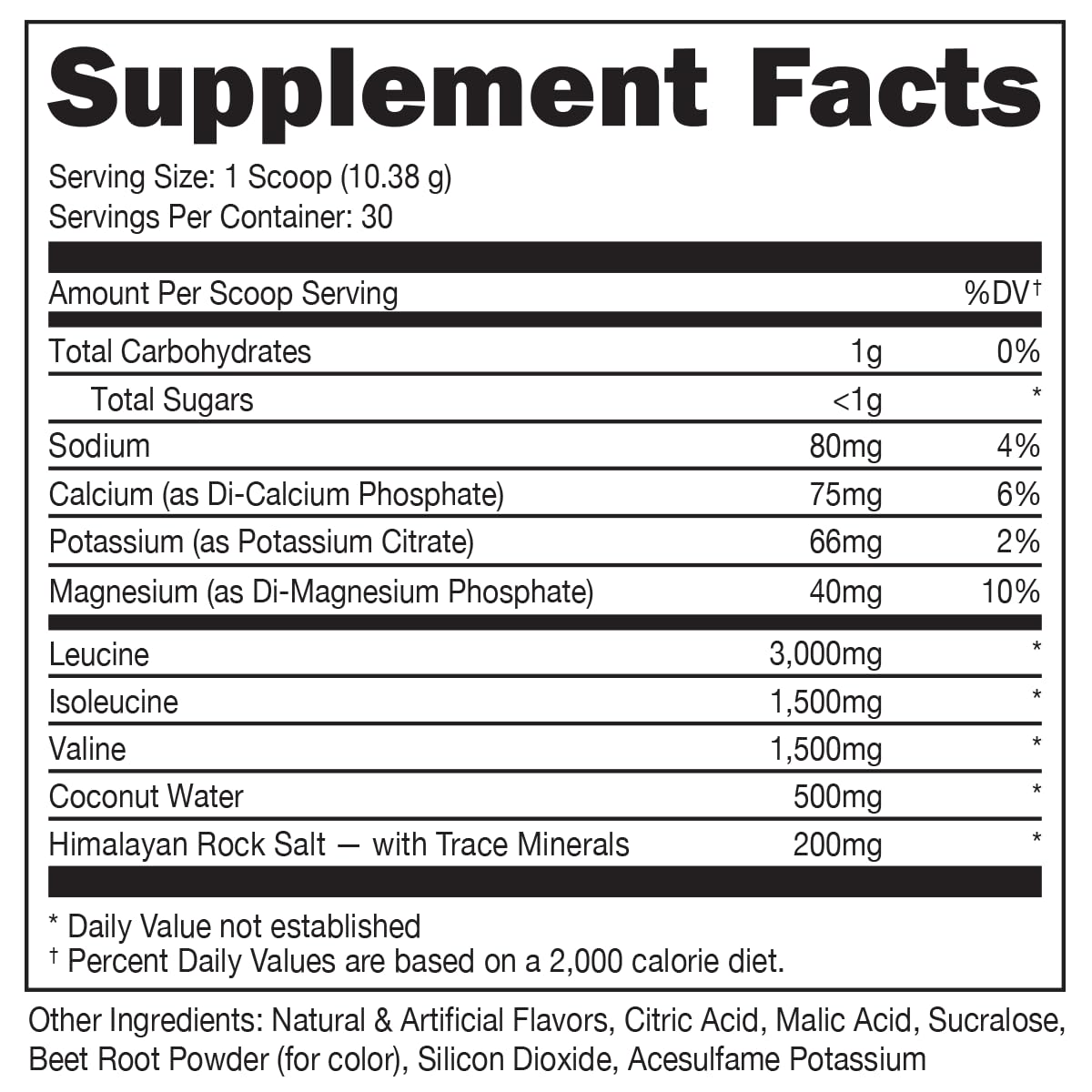 Bucked Up BCAA 2:1:1 399g pot avec étiquette