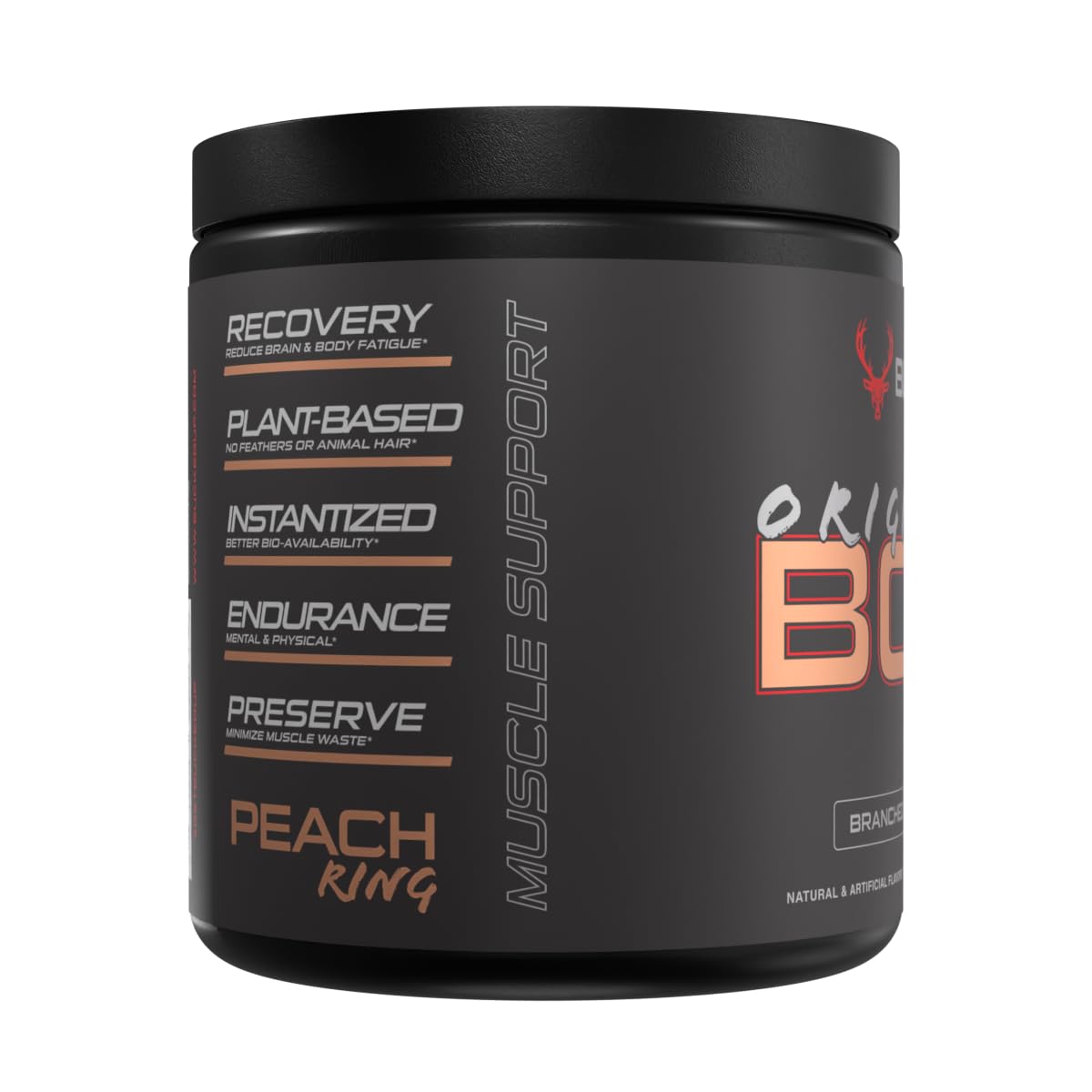 Bucked Up BCAA 2:1:1 Poudre de 381g avec un verre d'eau