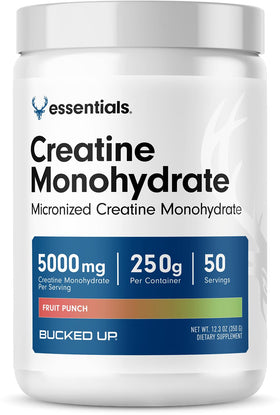 Bucked Up Créatine Monohydrate 250g saveur Fruit Punch vue de face