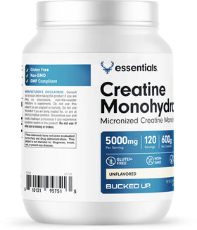Bucked Up Créatine Monohydrate 600g à côté d'autres compléments alimentaires