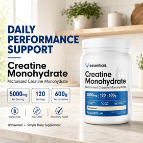 Bucked Up Créatine Monohydrate 600g avec une cuillère doseuse