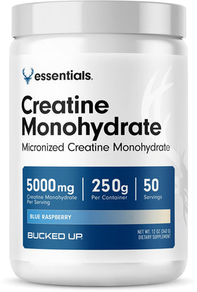 Bucked Up Creatine Monohydrate Framboise Bleue 250g vue de face