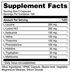 Bucked Up EAA Capsules - Acides Aminés Essentiels 1200mg