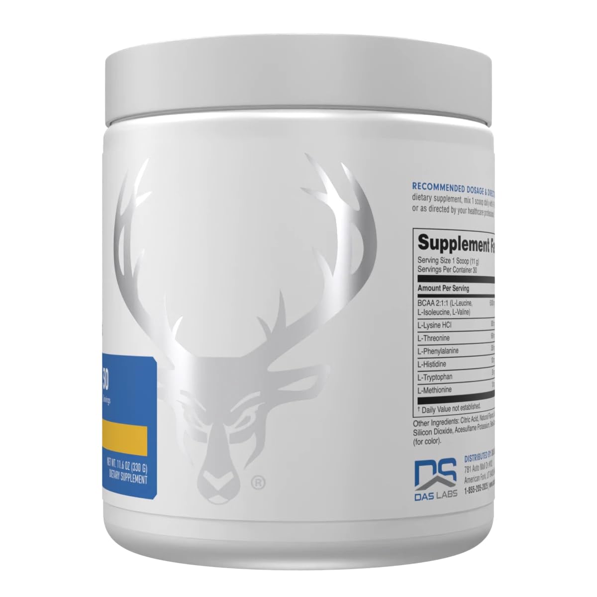 Bucked Up EAA Poudre Amino Acides 408g packaging avec étiquette